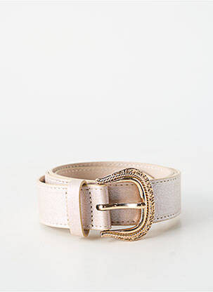 Ceinture effet matière satinée beige C'EST BEAU LA VIE femme