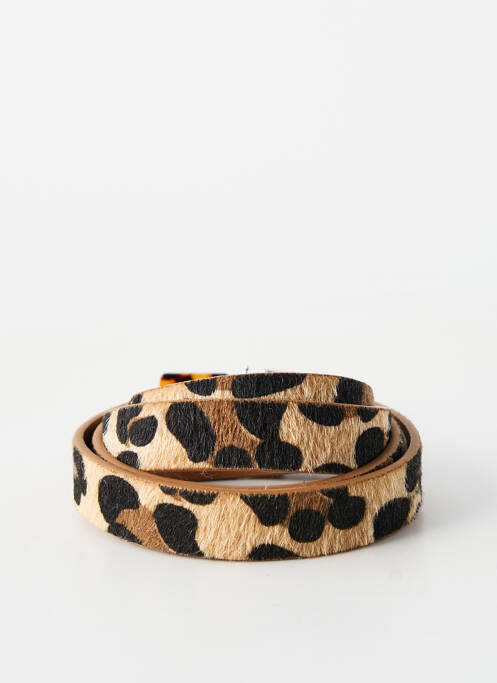 Ceinture imprimé animal beige C'EST BEAU LA VIE femme