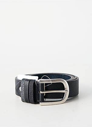 Ceinture coutures renforcées noir FASHION KINGDOM femme