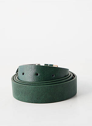 Ceinture tissage simili-cuir vert FASHION KINGDOM femme
