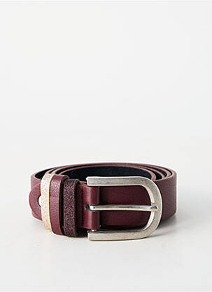 Ceinture coutures renforcées rouge FASHION KINGDOM femme