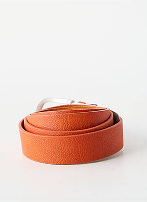 Ceinture coutures renforcées orange FASHION KINGDOM femme