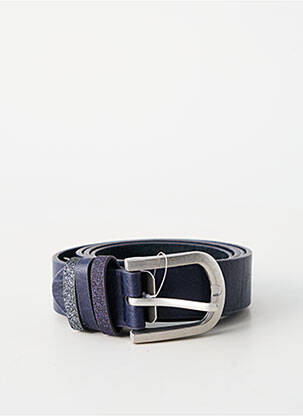Ceinture coutures renforcées bleu FASHION KINGDOM femme