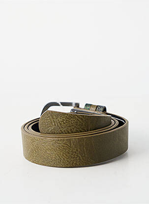 Ceinture coutures renforcées vert FASHION KINGDOM femme