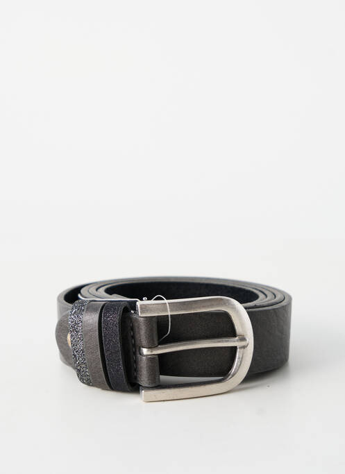 Ceinture coutures renforcées gris FASHION KINGDOM femme