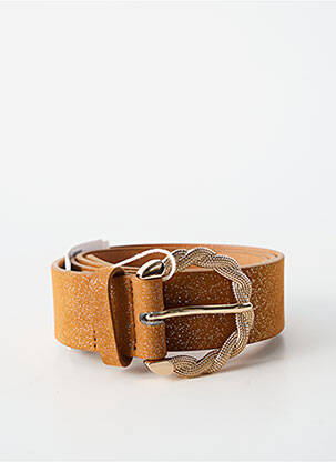 Ceinture coutures renforcées marron C'EST BEAU LA VIE femme