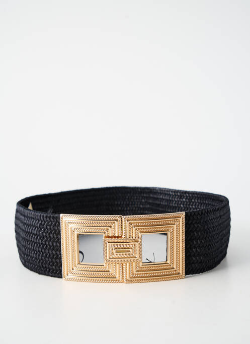 Ceinture effet matière satinée noir JULIE GUERLANDE femme