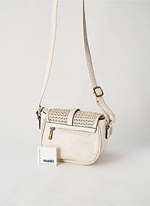 Sac multipoches forme carré blanc MANDOLINE femme