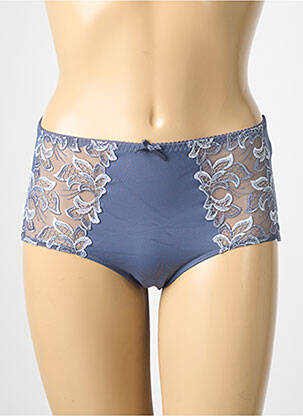 Culotte haute légère et transparente bleu PRIMADONNA femme