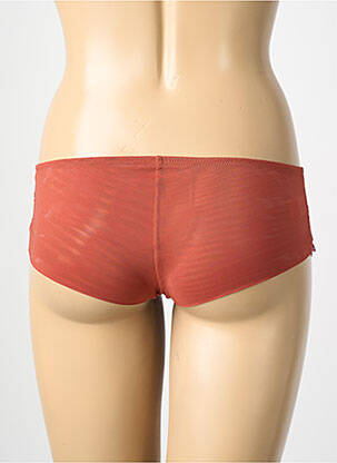 Shorty effet matière satinée orange SIMONE PERELE femme