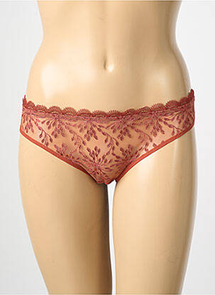 Culotte effet matière satinée orange SIMONE PERELE femme