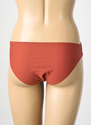 Culotte effet matière satinée orange SIMONE PERELE femme