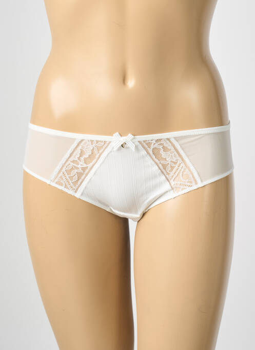 Culotte tissage dentelle beige CHANTELLE femme