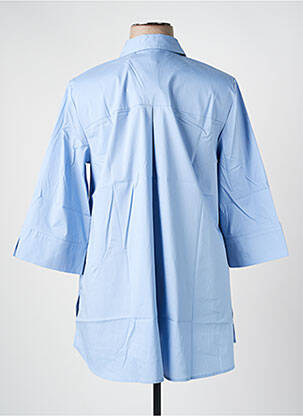Blouse manches 3/4 manches 3/4 bleu SHEEGO femme
