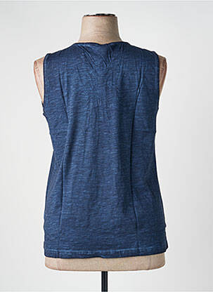 Débardeur coupe droite sans manche bleu SHEEGO femme