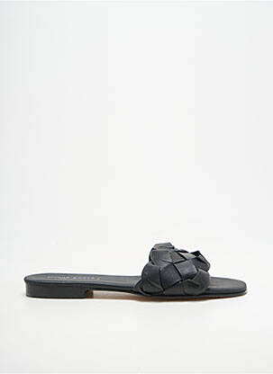Mules/sabots semelle extérieure cuir talon plat jusqu'à 3cm noir DONNA LUCCA femme