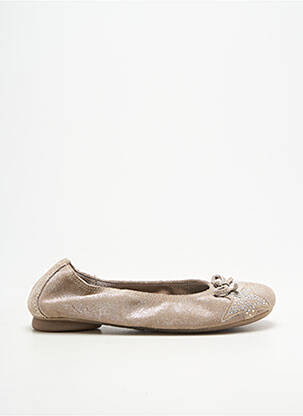 Ballerines strass chiquet beige REQINS fille