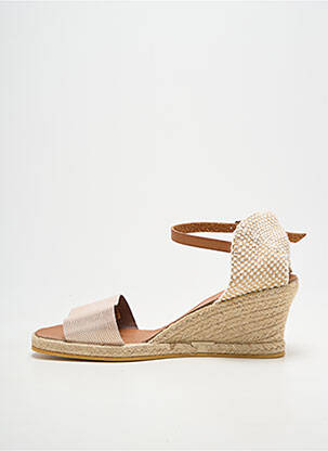 Espadrilles fermeture bride(s) talon de 4 à 6cm rose THIERRY 21 femme