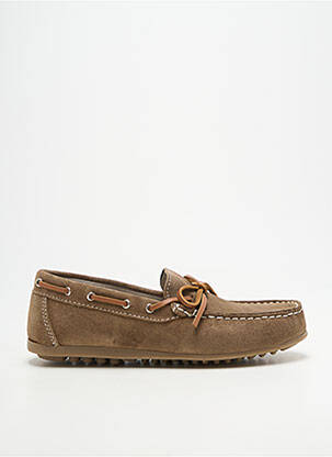 Chaussures bâteau bout rond bout rond vert REQINS garçon