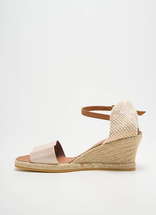 Espadrilles fermeture bride(s) talon de 4 à 6cm rose THIERRY 21 femme