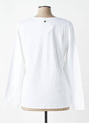 Top manches longues manches longues blanc SHEEGO femme
