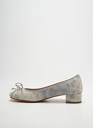 Escarpins tissage satiné talon de 4 à 6cm gris JB MARTIN femme