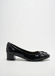Escarpins matière lisse talon de 4 à 6cm noir JB MARTIN femme