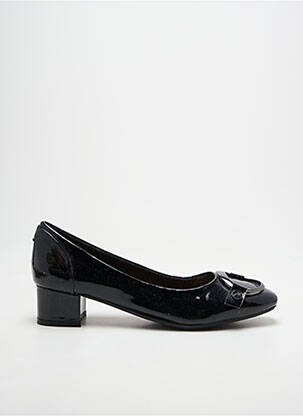 Escarpins matière lisse talon de 4 à 6cm noir JB MARTIN femme