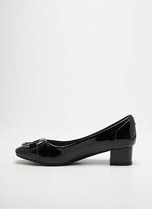 Escarpins bout carré talon de 4 à 6cm noir JB MARTIN femme