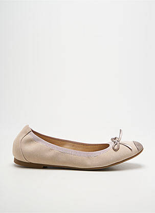 Ballerines bout rond talon plat jusqu'à 3cm beige JB MARTIN femme