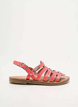 Sandales/nu pieds tissage vernis chiquet rose LES TROPEZIENNES PAR M.BELARBI fille