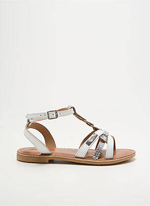 Sandales/nu pieds impression chiquet argent LES TROPEZIENNES PAR M.BELARBI fille