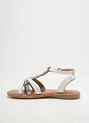 Sandales/nu pieds impression chiquet argent LES TROPEZIENNES PAR M.BELARBI fille