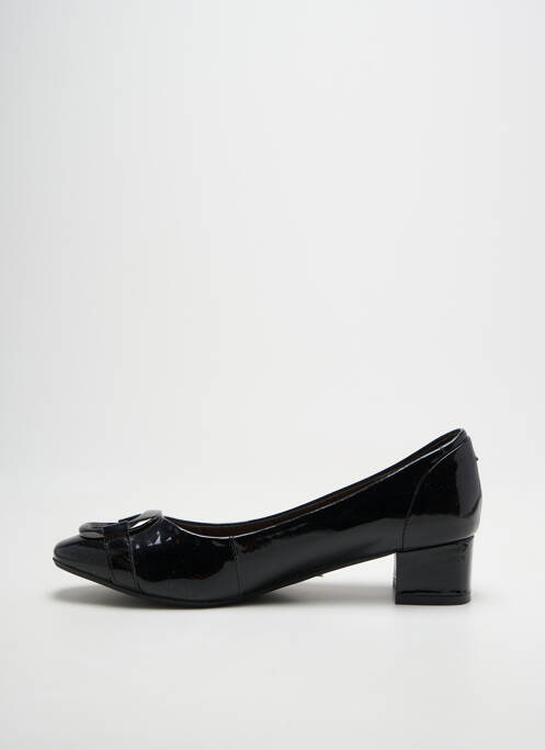Escarpins matière lisse talon de 4 à 6cm noir JB MARTIN femme