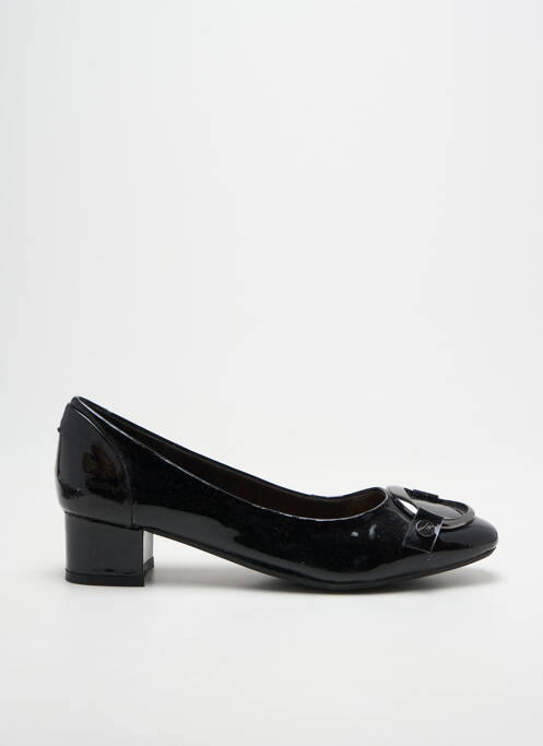 Escarpins matière lisse talon de 4 à 6cm noir JB MARTIN femme