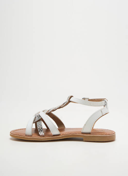 Sandales/nu pieds impression chiquet argent LES TROPEZIENNES PAR M.BELARBI fille