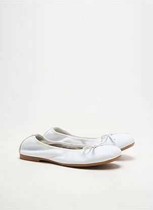 Ballerines  chiquet blanc REQINS fille