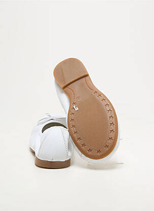 Ballerines  chiquet blanc REQINS fille