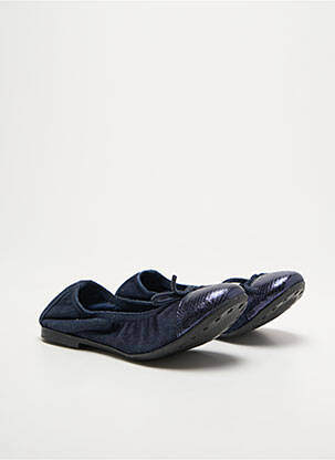 Ballerines  bout rond bleu REQINS fille