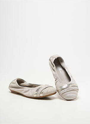 Ballerines strass chiquet gris REQINS fille