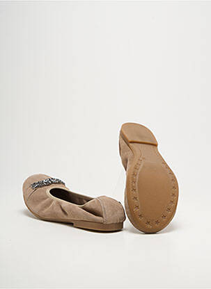 Ballerines bout rond talon plat jusqu'à 3cm gris REQINS femme