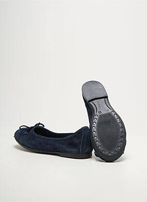 Ballerines  bout rond bleu REQINS fille