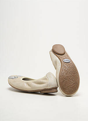 Ballerines strass bout rond beige REQINS fille