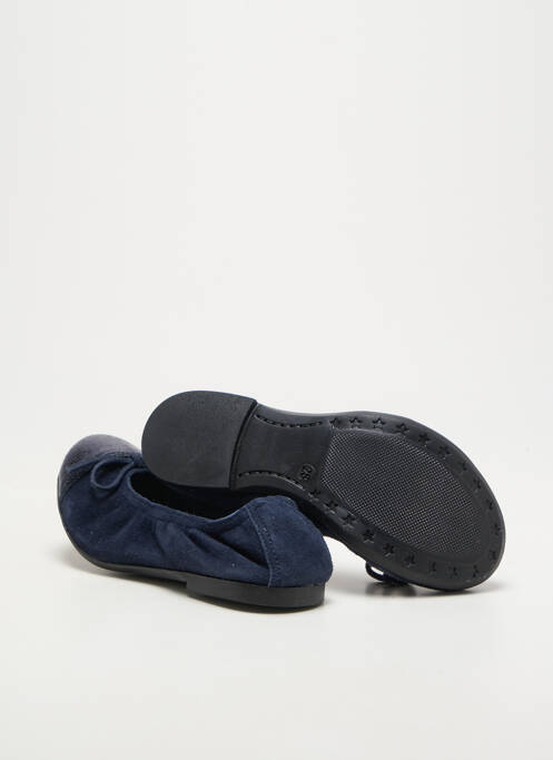Ballerines  bout rond bleu REQINS fille