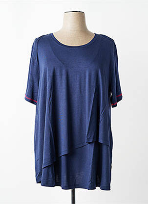 Chemisier maternité manches courtes bleu SHEEGO femme