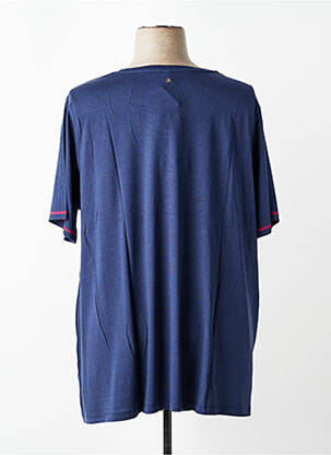 Chemisier maternité manches courtes bleu SHEEGO femme