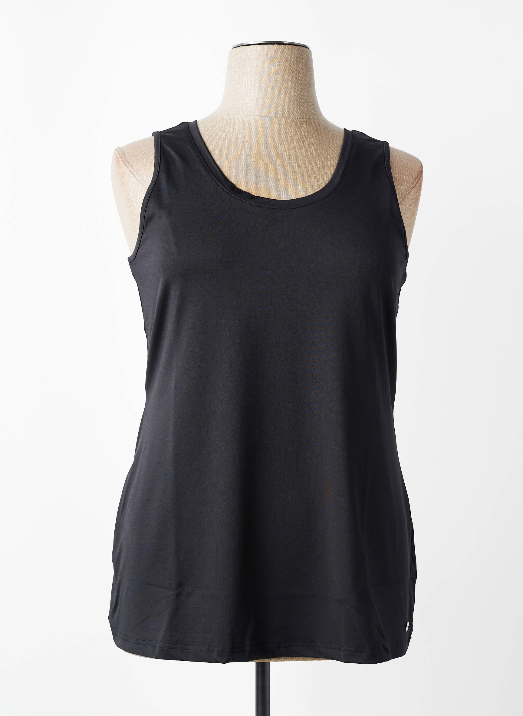 Top sans manche sans manche noir SHEEGO femme