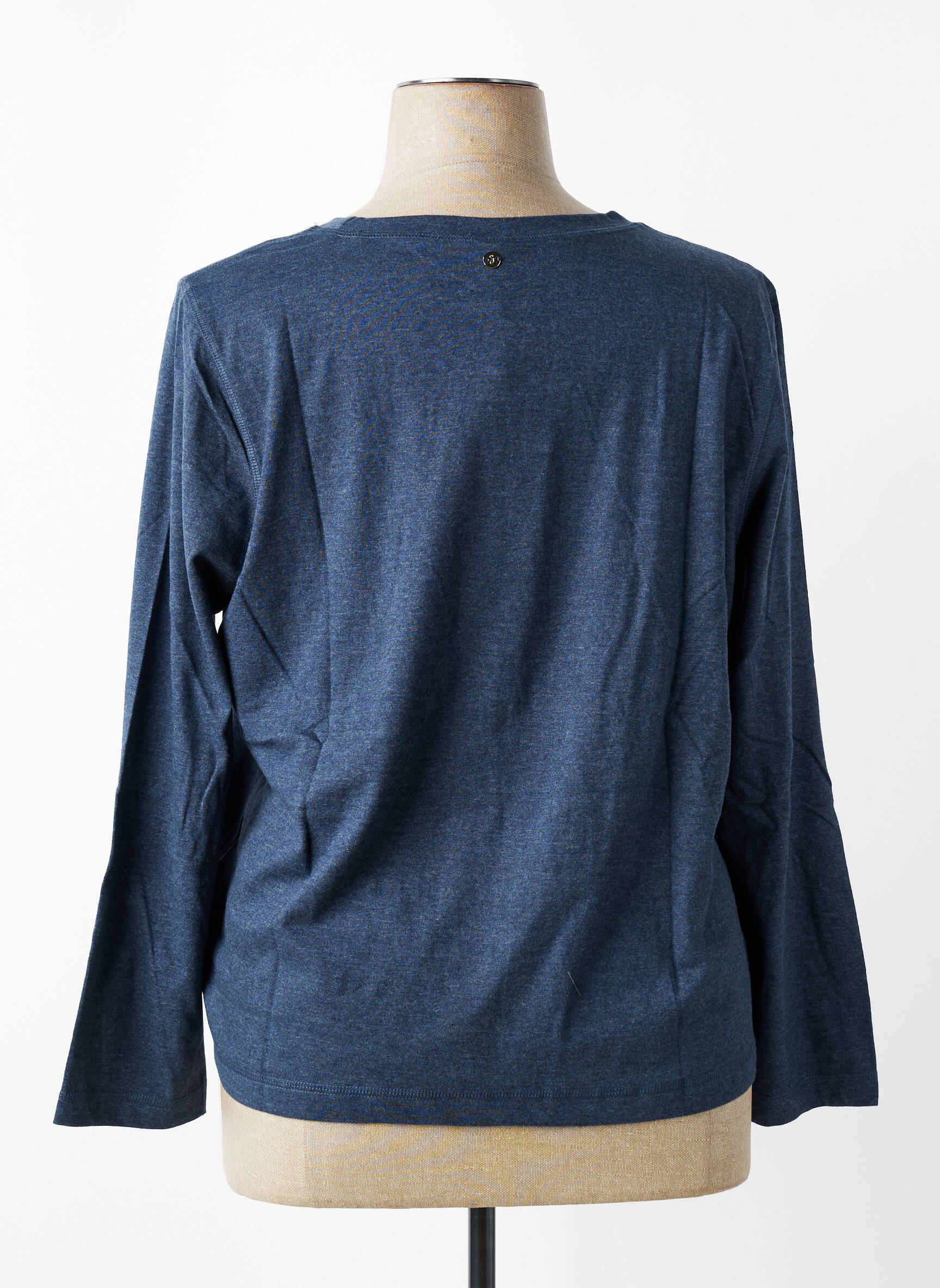 T-shirt manches longues manches longues bleu SHEEGO femme