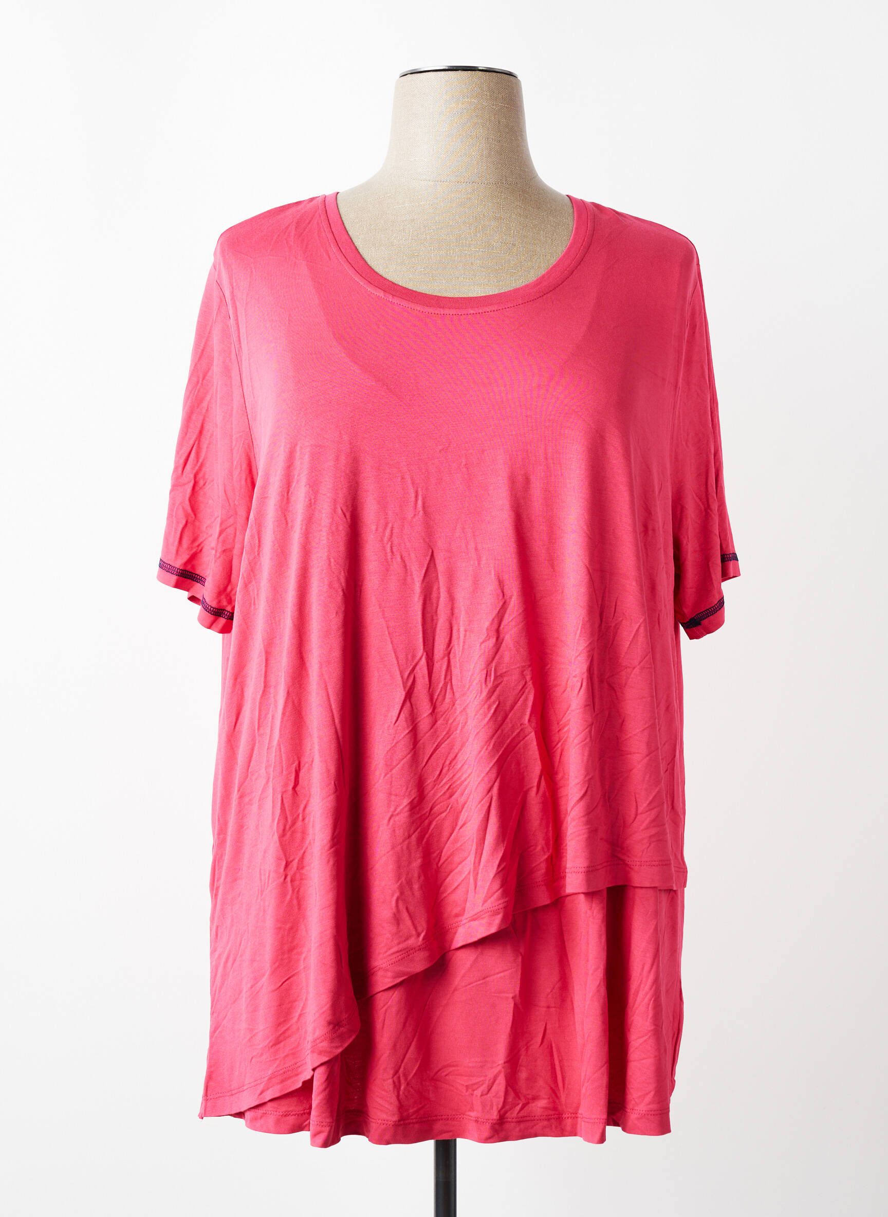 T-shirt / top maternité stretch rose SHEEGO femme