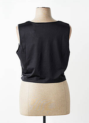 Top stretch sans manche noir SHEEGO femme